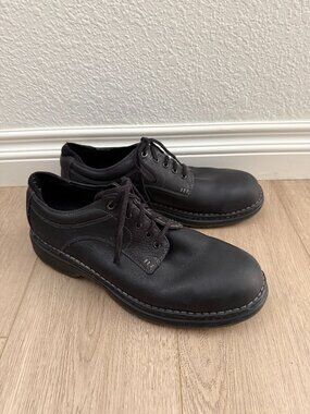 Timberland Madison Summit Black Leather Lace Up Casual Shoes Men's Size 13 M